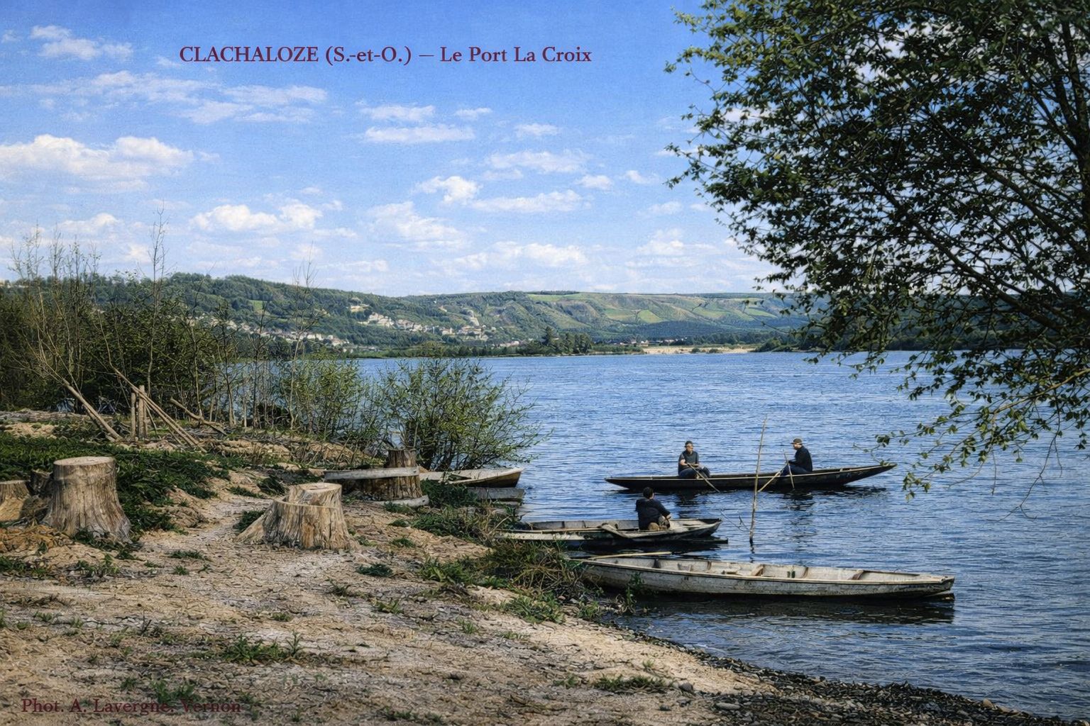 CPA-Clachaloze-Le%20Port-la-Croix-colorise%CC%81